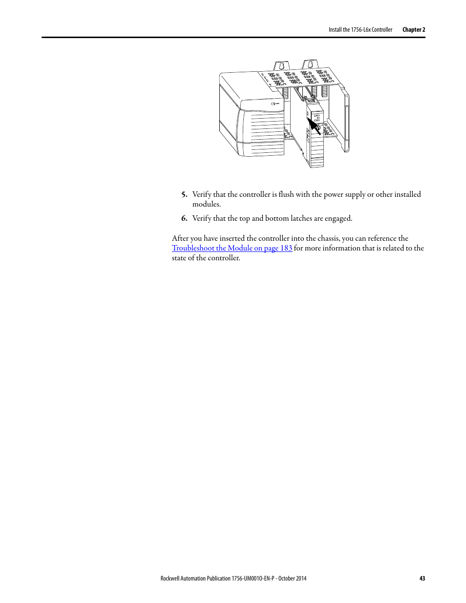Rockwell Automation 1756-L6x_L7x ControlLogix System User Manual User Manual | Page 43 / 212