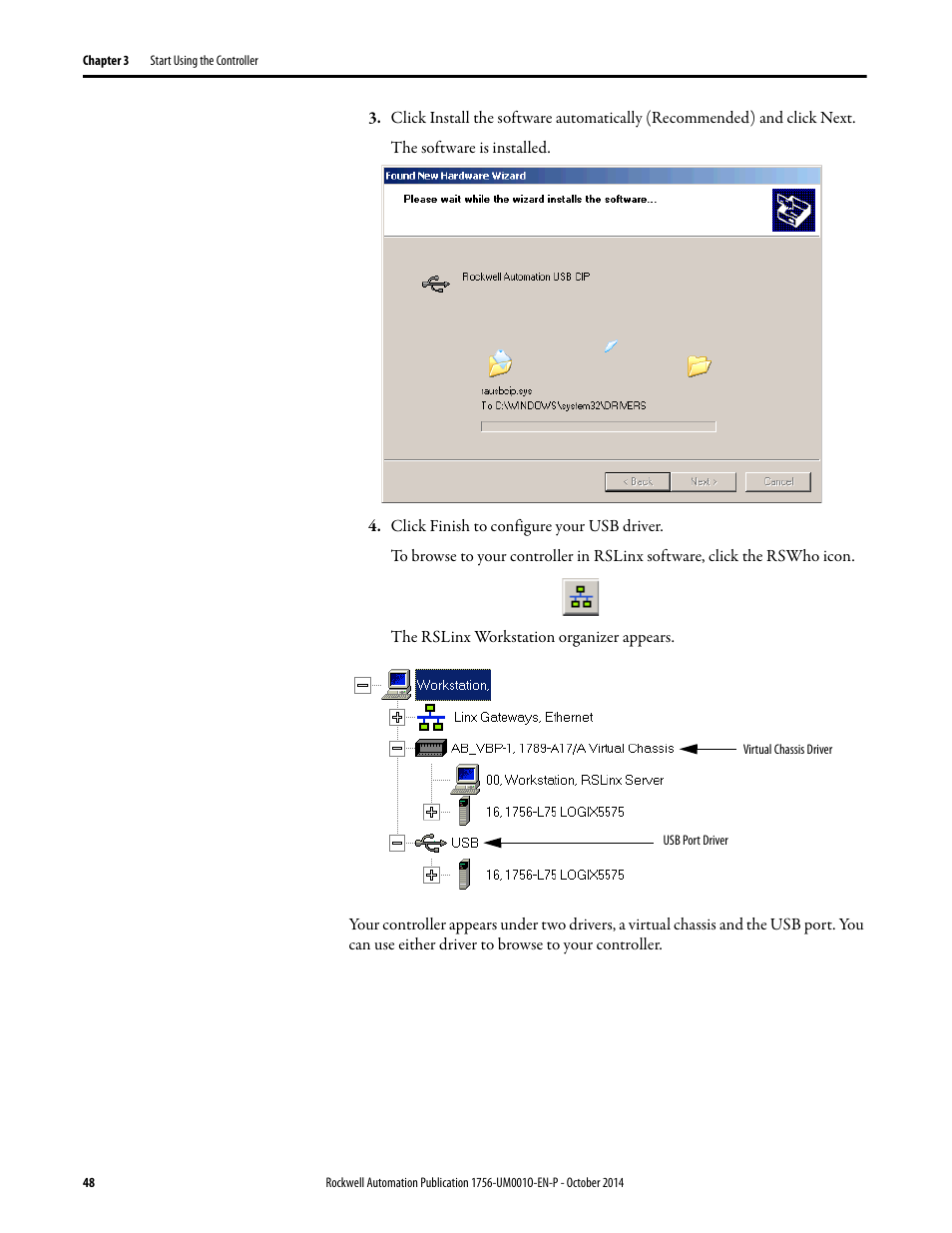 Rockwell Automation 1756-L6x_L7x ControlLogix System User Manual User Manual | Page 48 / 212