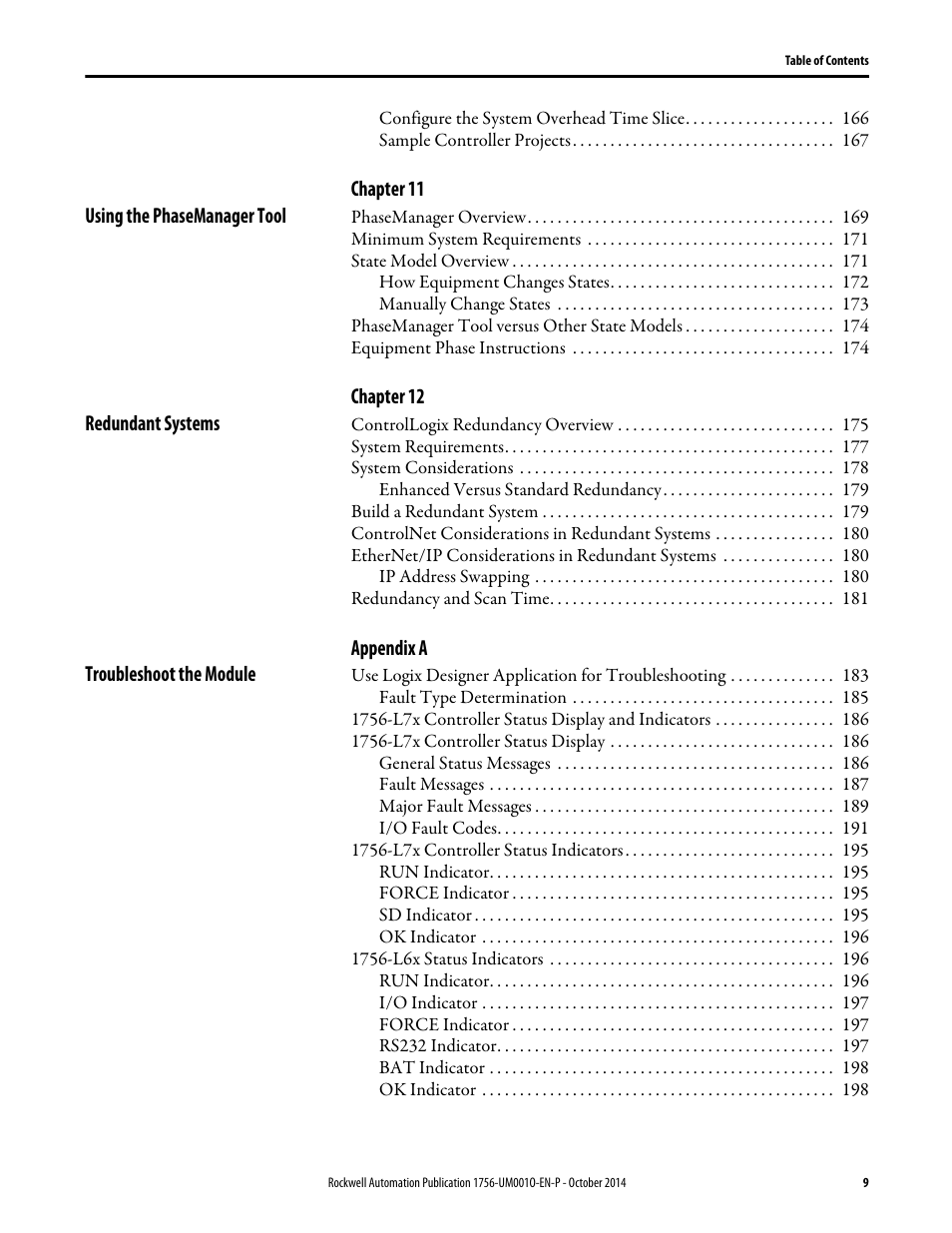 Rockwell Automation 1756-L6x_L7x ControlLogix System User Manual User Manual | Page 9 / 212