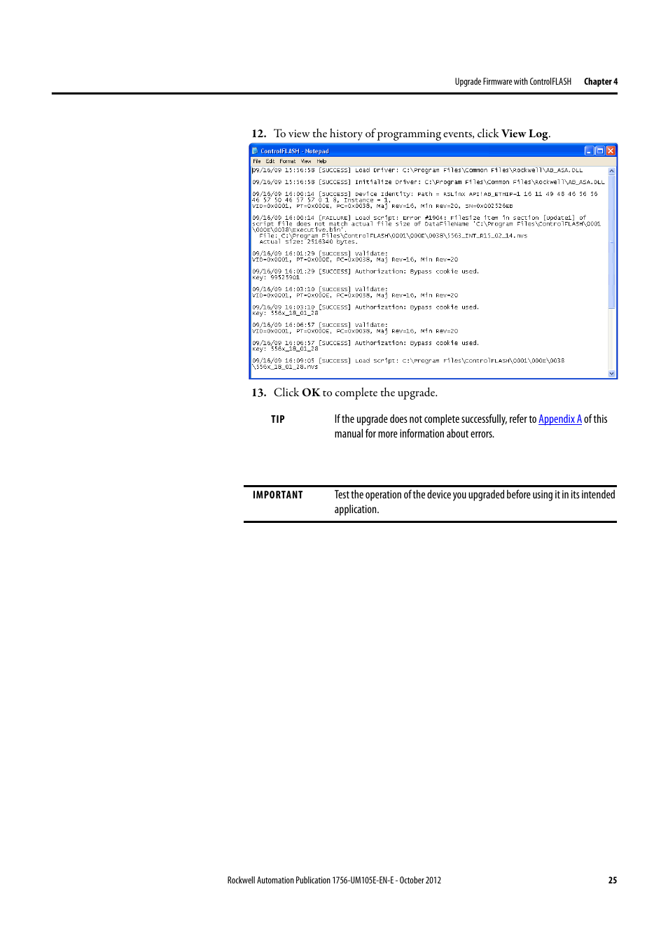 Rockwell Automation ControlFLASH Firmware Upgrade Kit User Manual User Manual | Page 25 / 50