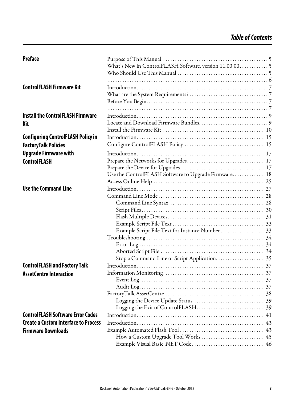 Rockwell Automation ControlFLASH Firmware Upgrade Kit User Manual User Manual | Page 3 / 50