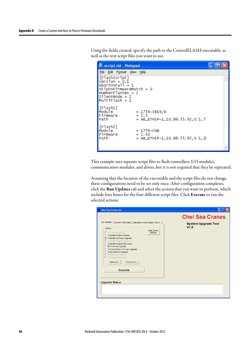 Rockwell Automation ControlFLASH Firmware Upgrade Kit User Manual User Manual | Page 44 / 50