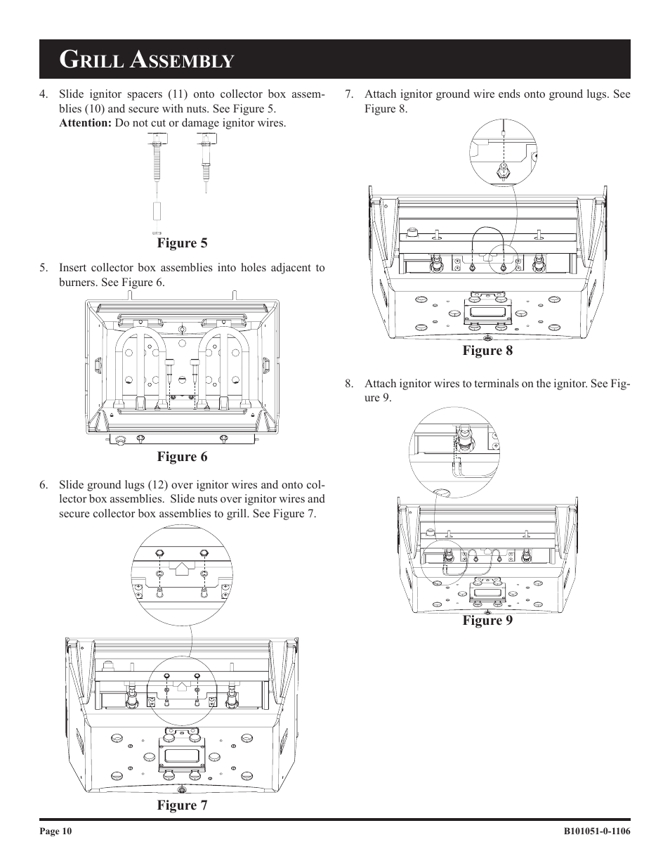 Rill, Ssembly | Broilmaster T3N-1 T3C-1 User Manual | Page 10 / 24