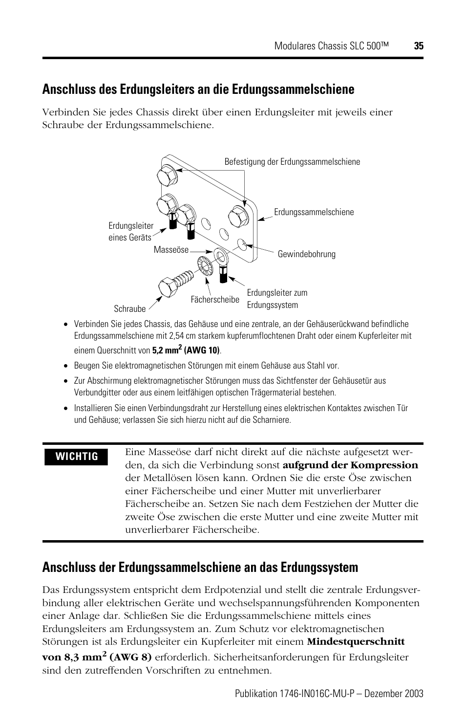 Rockwell Automation 1746-Ax SLC 500 Modular Chassis/ Instructions User Manual | Page 35 / 80