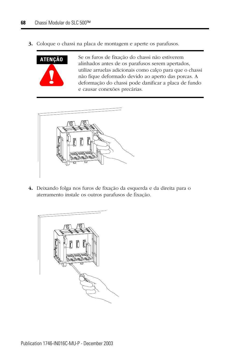Rockwell Automation 1746-Ax SLC 500 Modular Chassis/ Instructions User Manual | Page 68 / 80