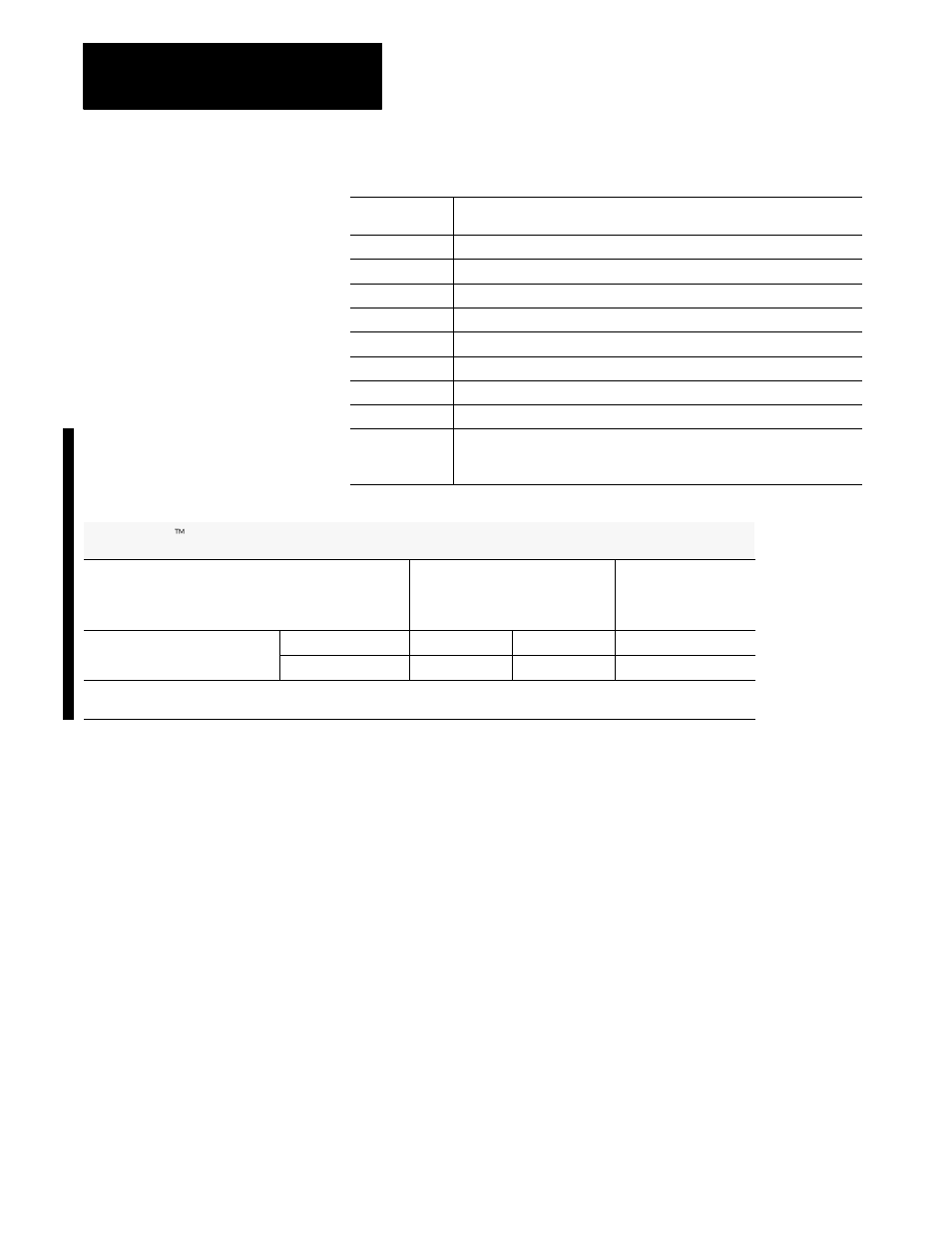 Vmebus specifications, Plc-5/vme battery specifications (1770-wv/a) | Rockwell Automation 1785-Vx0B, D17856.5.9 PLC-5 VME VMEbus Programmable Controllers User Manual User Manual | Page 248 / 275