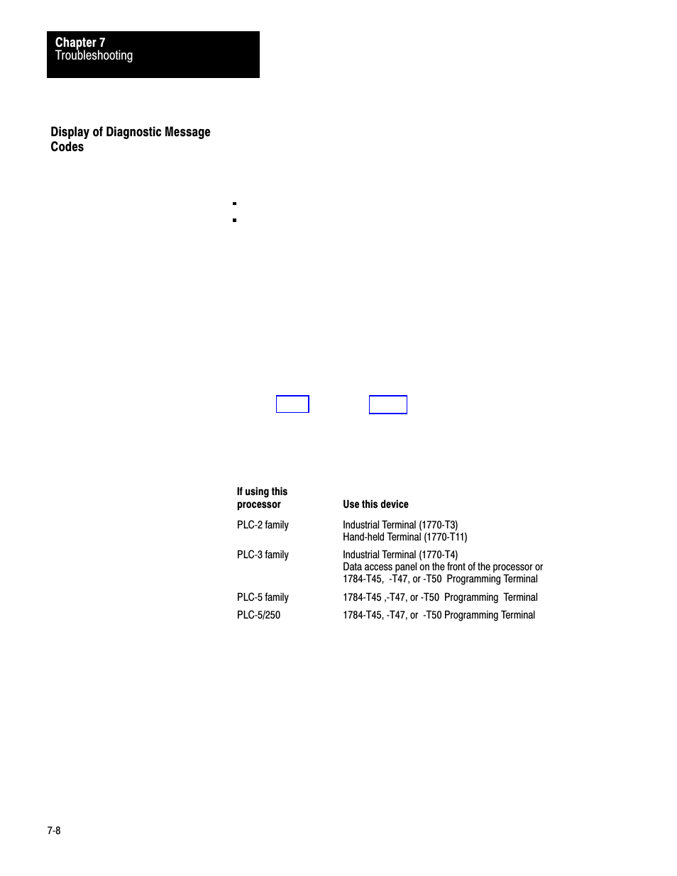 Display of diagnostic message codes | Rockwell Automation 1771-PM , D17716.5.18 U MNL 1771-PM CLUTCH/BRAKE MOD User Manual | Page 92 / 143