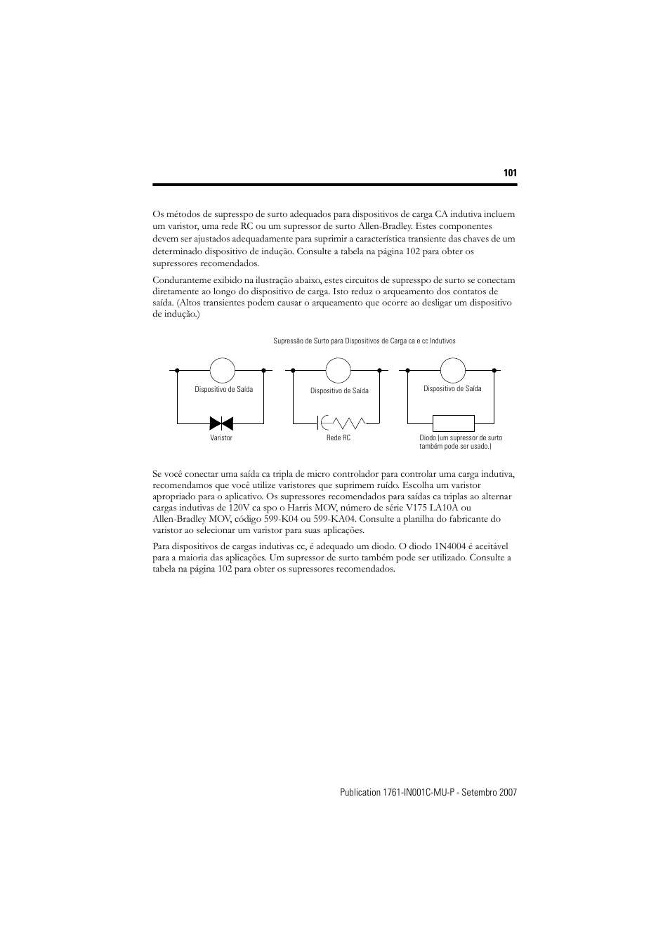 Rockwell Automation 1761-L10_16_20_32xxx MicroLogix 1000 Programmable Controllers User Manual | Page 101 / 134