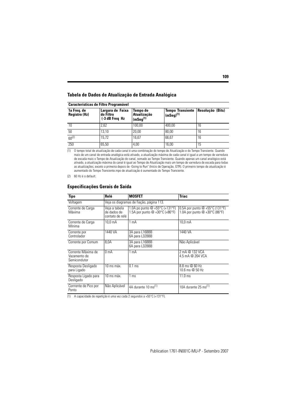 Rockwell Automation 1761-L10_16_20_32xxx MicroLogix 1000 Programmable Controllers User Manual | Page 109 / 134