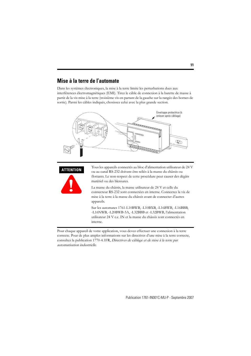 Rockwell Automation 1761-L10_16_20_32xxx MicroLogix 1000 Programmable Controllers User Manual | Page 11 / 134
