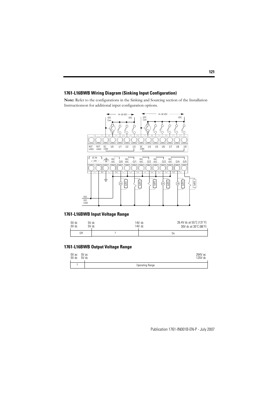 Rockwell Automation 1761-L10_16_20_32xxx MicroLogix 1000 Programmable Controllers User Manual | Page 121 / 134