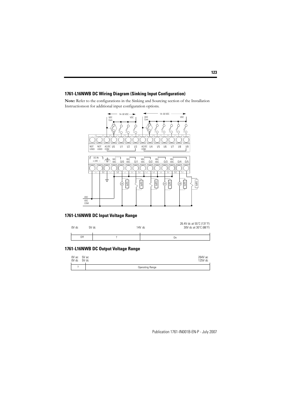Rockwell Automation 1761-L10_16_20_32xxx MicroLogix 1000 Programmable Controllers User Manual | Page 123 / 134