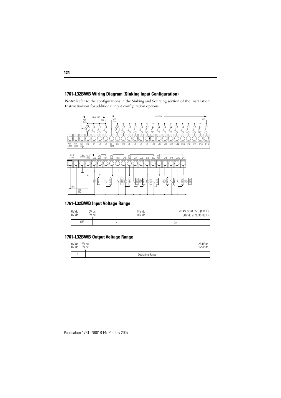 Rockwell Automation 1761-L10_16_20_32xxx MicroLogix 1000 Programmable Controllers User Manual | Page 124 / 134