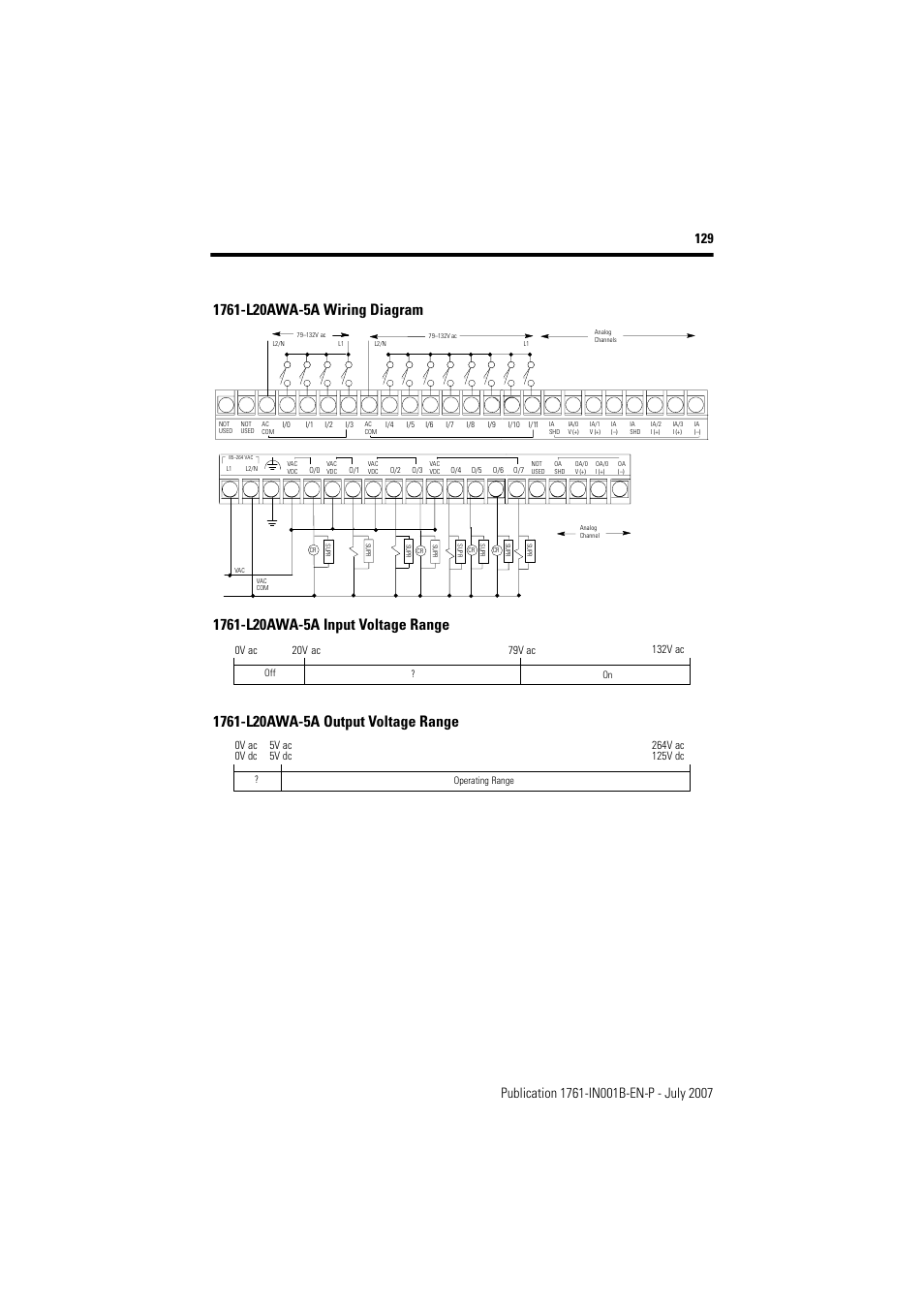 Rockwell Automation 1761-L10_16_20_32xxx MicroLogix 1000 Programmable Controllers User Manual | Page 129 / 134
