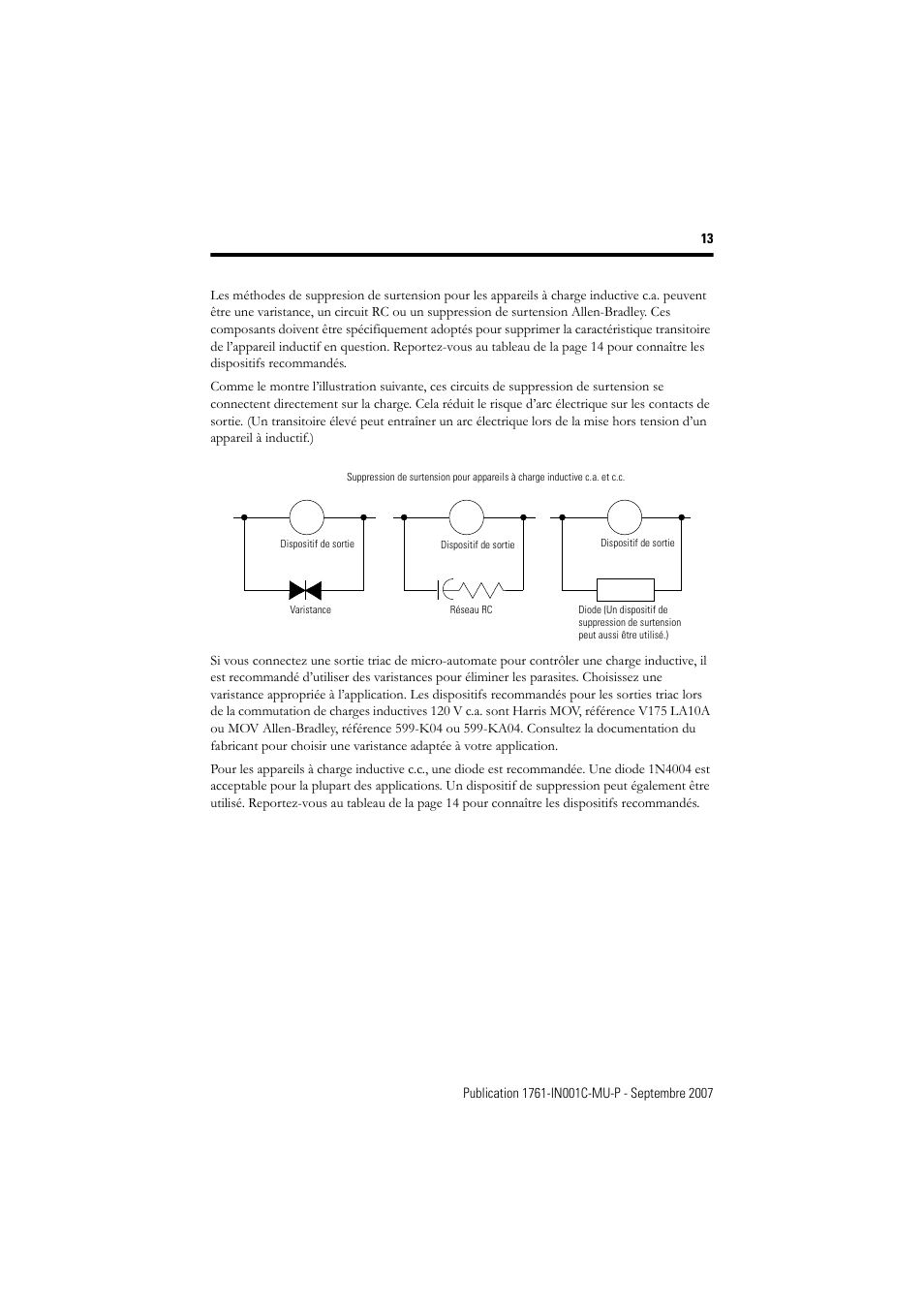 Rockwell Automation 1761-L10_16_20_32xxx MicroLogix 1000 Programmable Controllers User Manual | Page 13 / 134