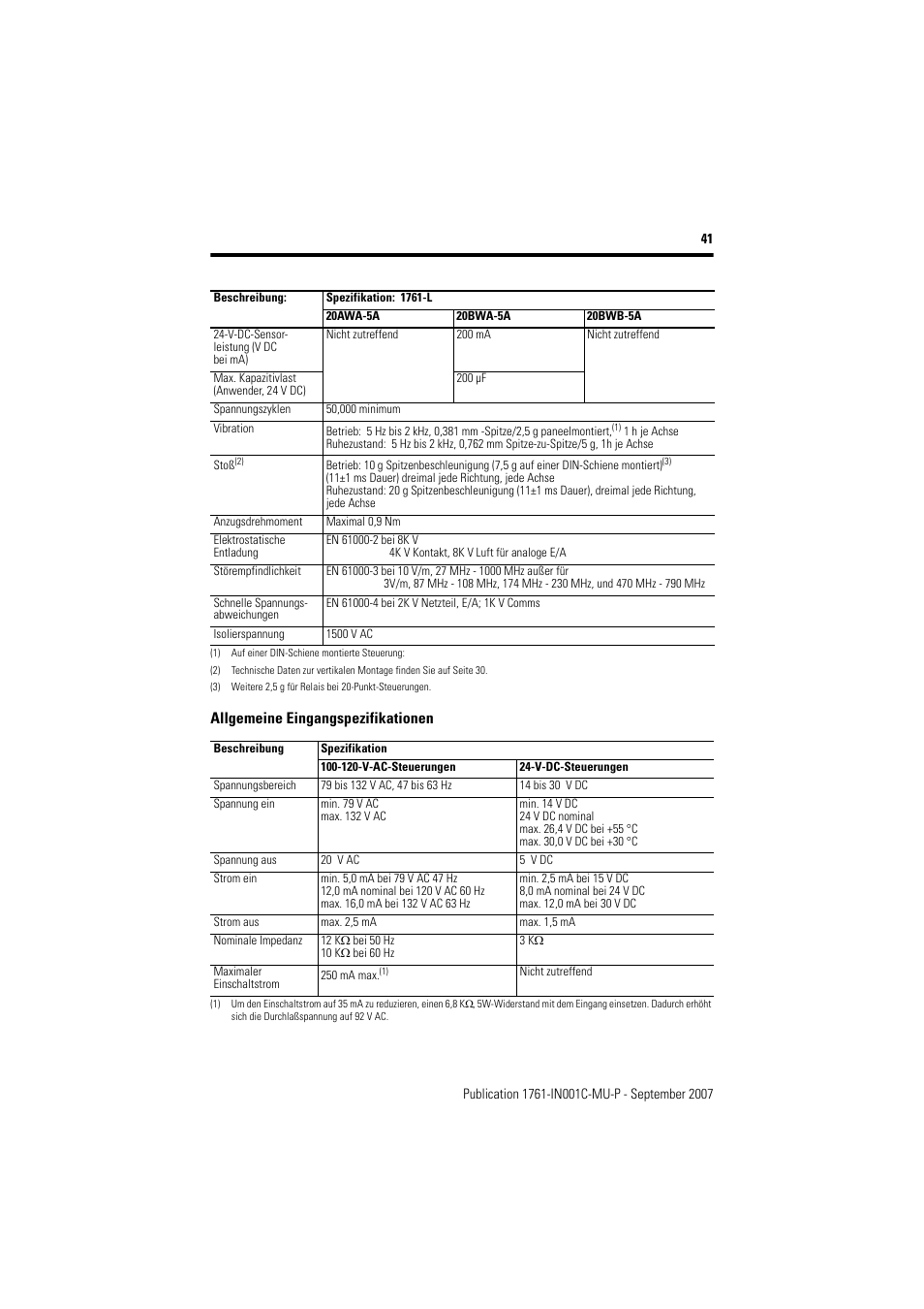 Rockwell Automation 1761-L10_16_20_32xxx MicroLogix 1000 Programmable Controllers User Manual | Page 41 / 134