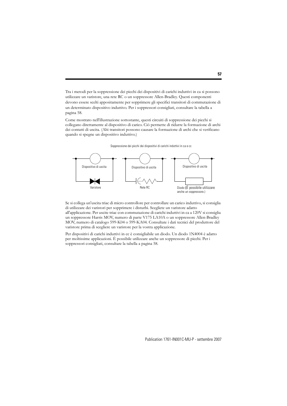 Rockwell Automation 1761-L10_16_20_32xxx MicroLogix 1000 Programmable Controllers User Manual | Page 57 / 134