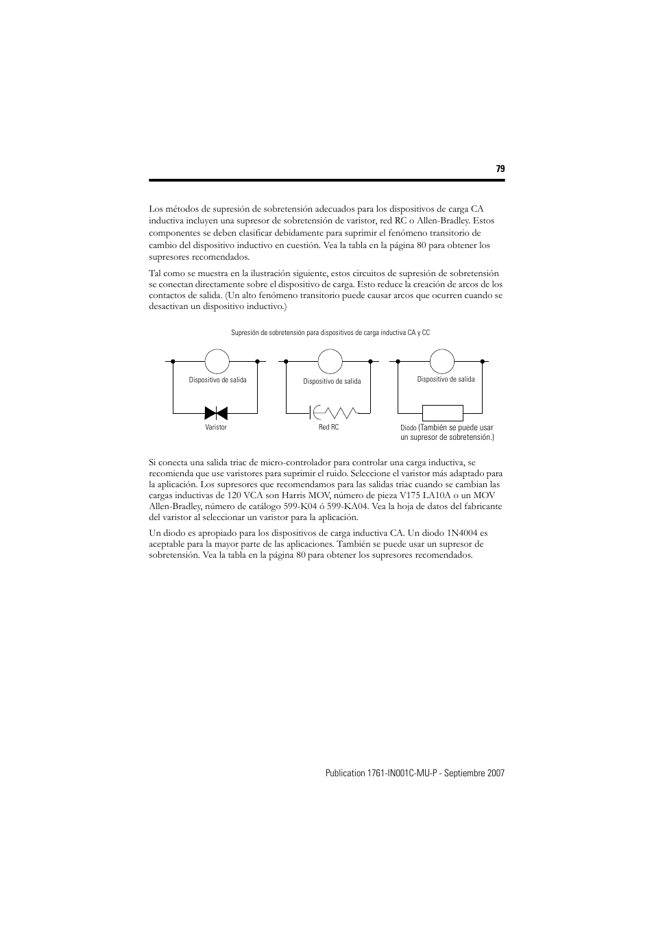 Rockwell Automation 1761-L10_16_20_32xxx MicroLogix 1000 Programmable Controllers User Manual | Page 79 / 134