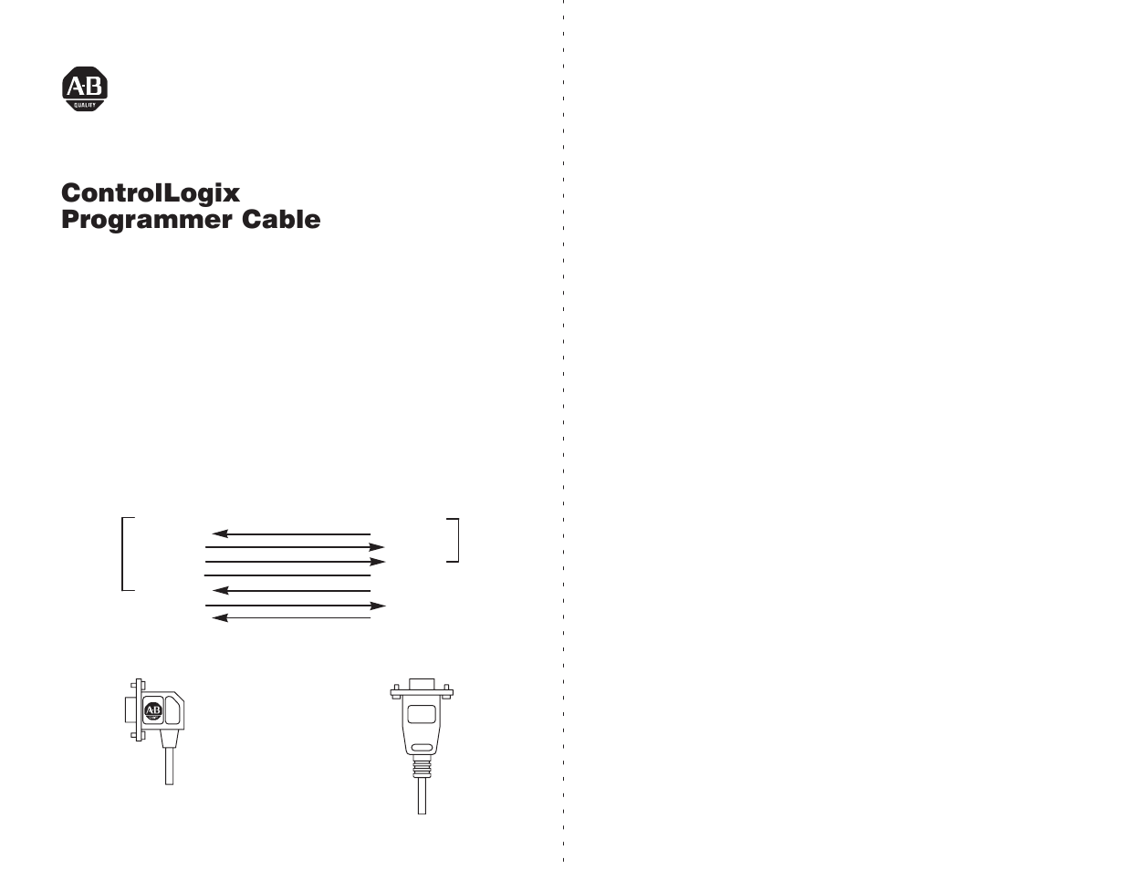 Rockwell Automation 1756-CP3 ControlLogix Programmer Cable Installation Instructions User Manual | 4 pages