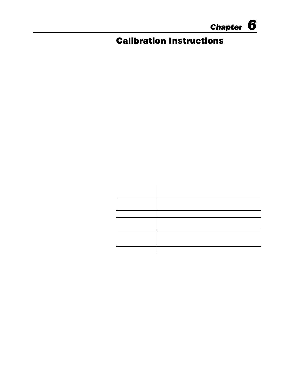 6 - calibration instructions, Calibration equipment required, About this procedure | Calibration instructions, Chapter | Rockwell Automation 1771-QDC PLASTIC MOLD.MODULE User Manual | Page 285 / 298