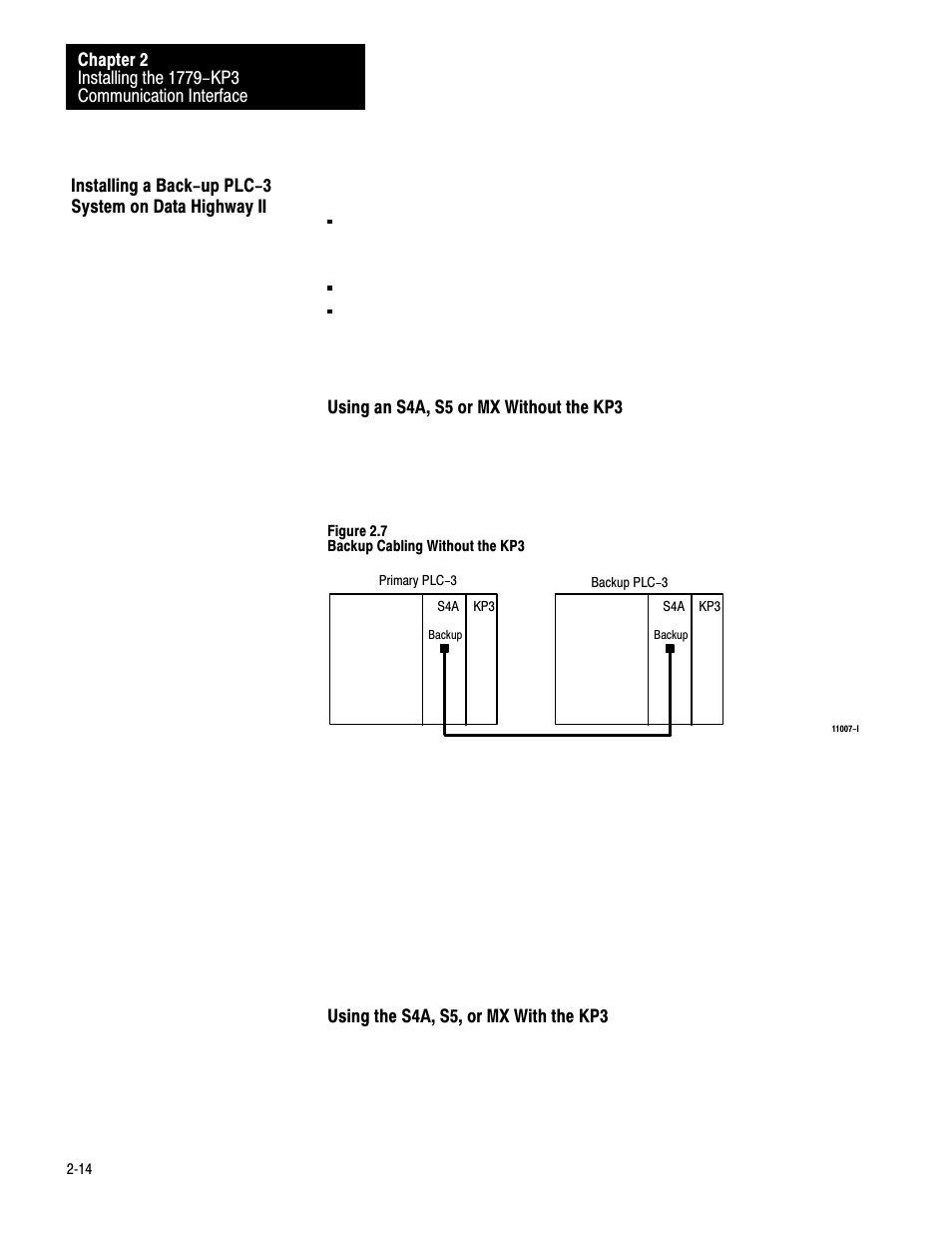 2ć14 | Rockwell Automation 1779-KP3R DATA HIGHWAY II User Manual | Page 30 / 70