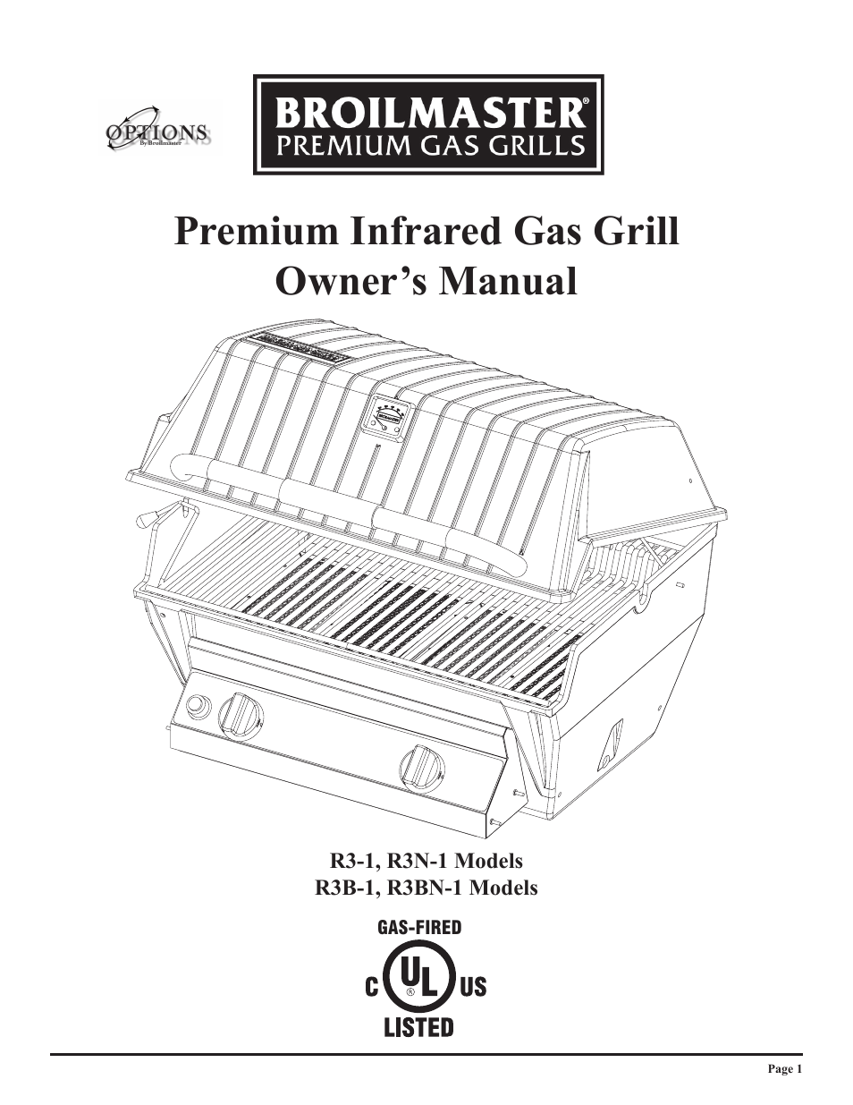 Broilmaster R3BN-1 User Manual | 32 pages