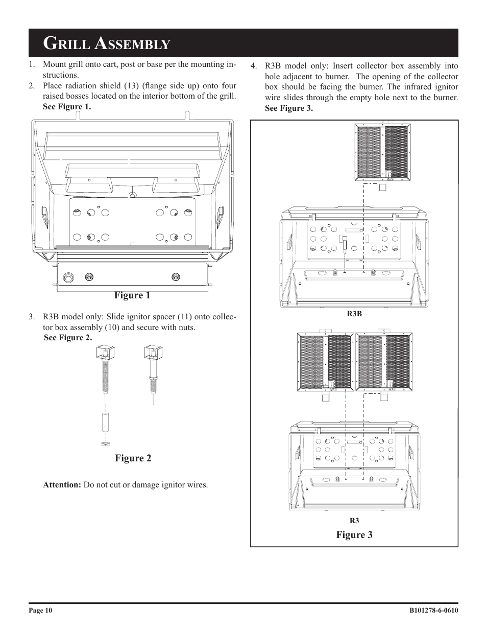 Rill, Ssembly | Broilmaster R3BN-1 User Manual | Page 10 / 32