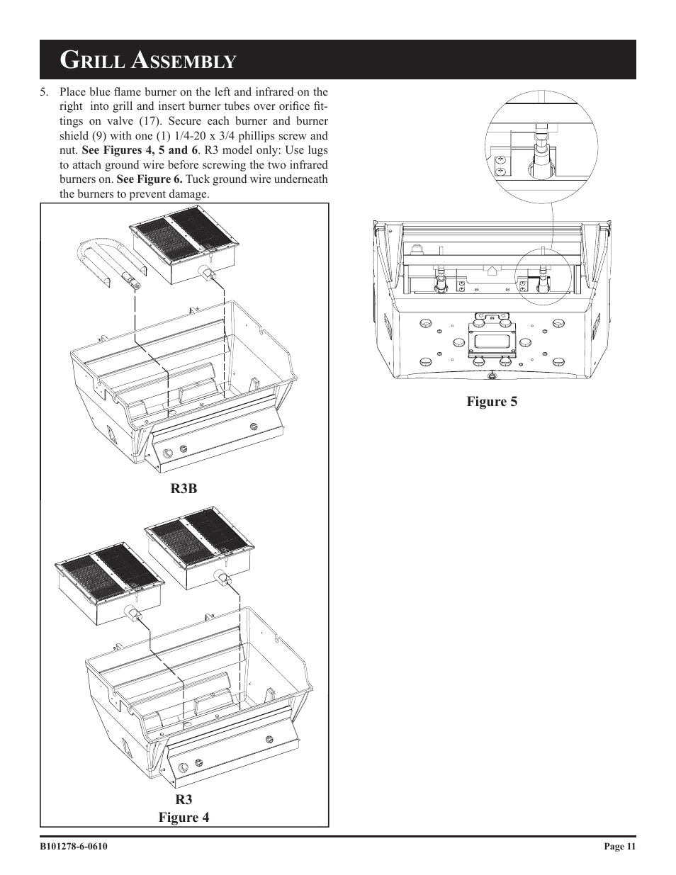 Rill, Ssembly | Broilmaster R3BN-1 User Manual | Page 11 / 32