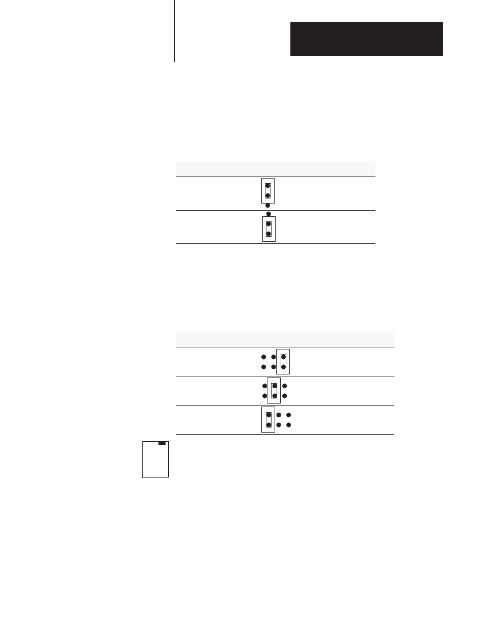 Set battery enable jumper (jw7) | Rockwell Automation 1771-DB BASIC MODULE User Manual | Page 33 / 394