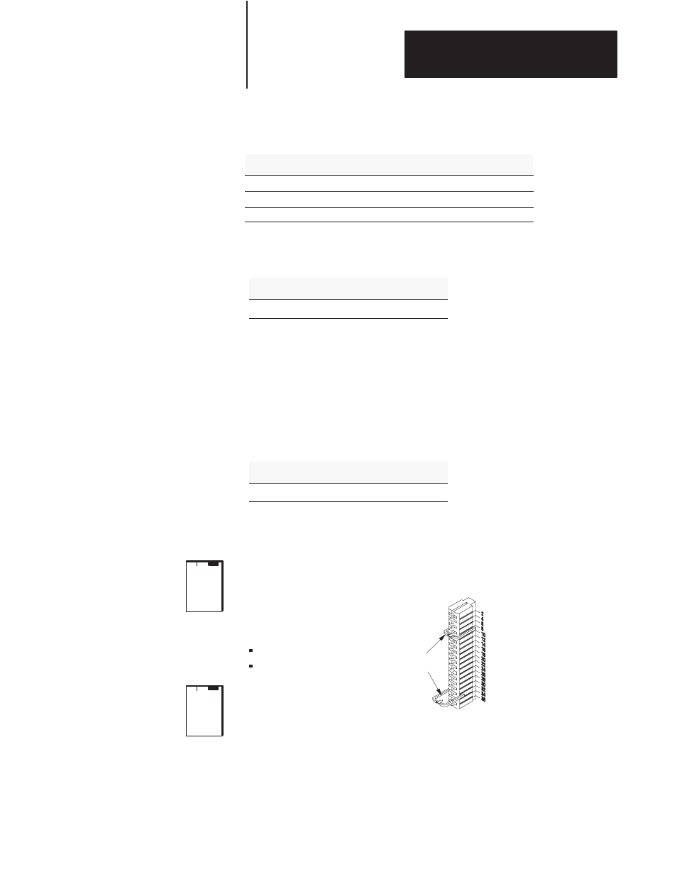 Specifications, A-11, A –11 | Environmental conditions, Backplane power consumption, Port driver and receiver, Module location, Keying | Rockwell Automation 1771-DB BASIC MODULE User Manual | Page 343 / 394