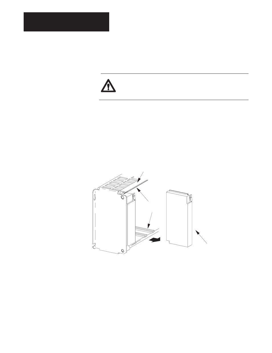 Remove the basic module from the i/ o chassis, Remove the basic module from the i/o chassis | Rockwell Automation 1771-DB BASIC MODULE User Manual | Page 54 / 394