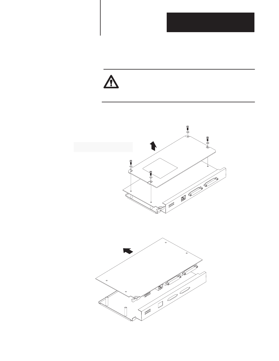 Disassemble the basic module | Rockwell Automation 1771-DB BASIC MODULE User Manual | Page 55 / 394