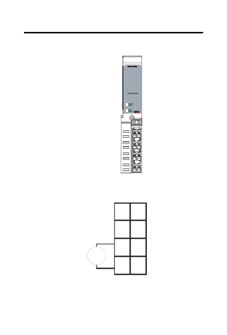 12/24vdc wiring, V dc | Rockwell Automation 1734-EP24DC Point I/O Expansion Power Supply Installation Instructions User Manual | Page 12 / 20