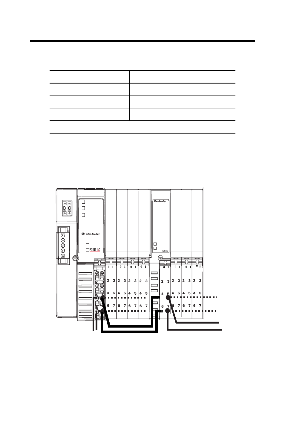 Example of continuing power, Example of continued power 12/24v dc only | Rockwell Automation 1734-EP24DC Point I/O Expansion Power Supply Installation Instructions User Manual | Page 13 / 20