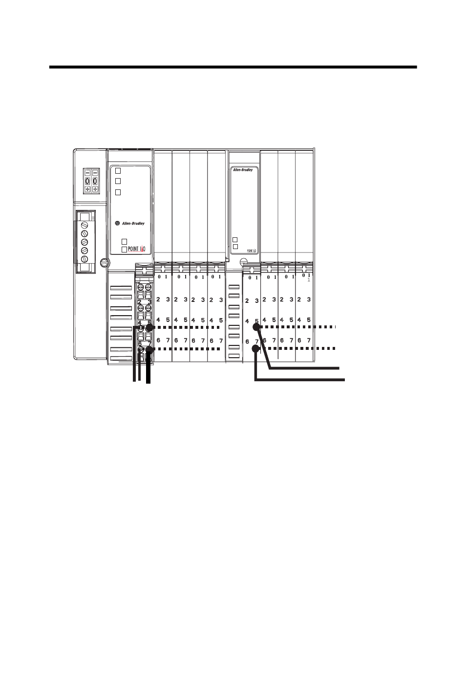 Example of logical partitioning, 24v dc supply, 12v dc supply | Rockwell Automation 1734-EP24DC Point I/O Expansion Power Supply Installation Instructions User Manual | Page 15 / 20