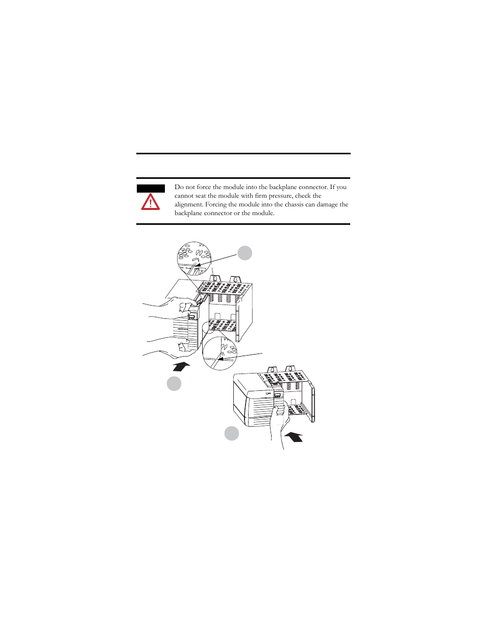 Install the module | Rockwell Automation 1756-DH485 ControlLogix Data Highway 485 Module Installation Instructions User Manual | Page 11 / 24