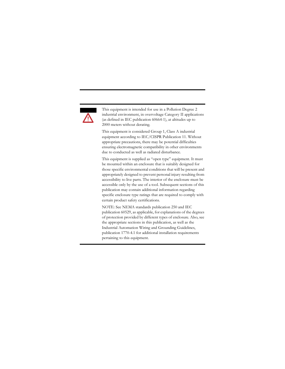 Environment and enclosure | Rockwell Automation 1756-DH485 ControlLogix Data Highway 485 Module Installation Instructions User Manual | Page 3 / 24