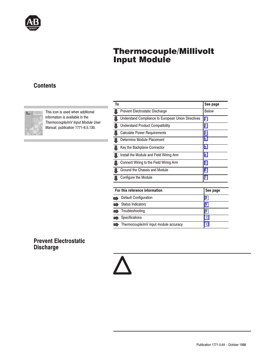 Rockwell Automation 1771-IXE Installation Instructions User Manual | 16 pages