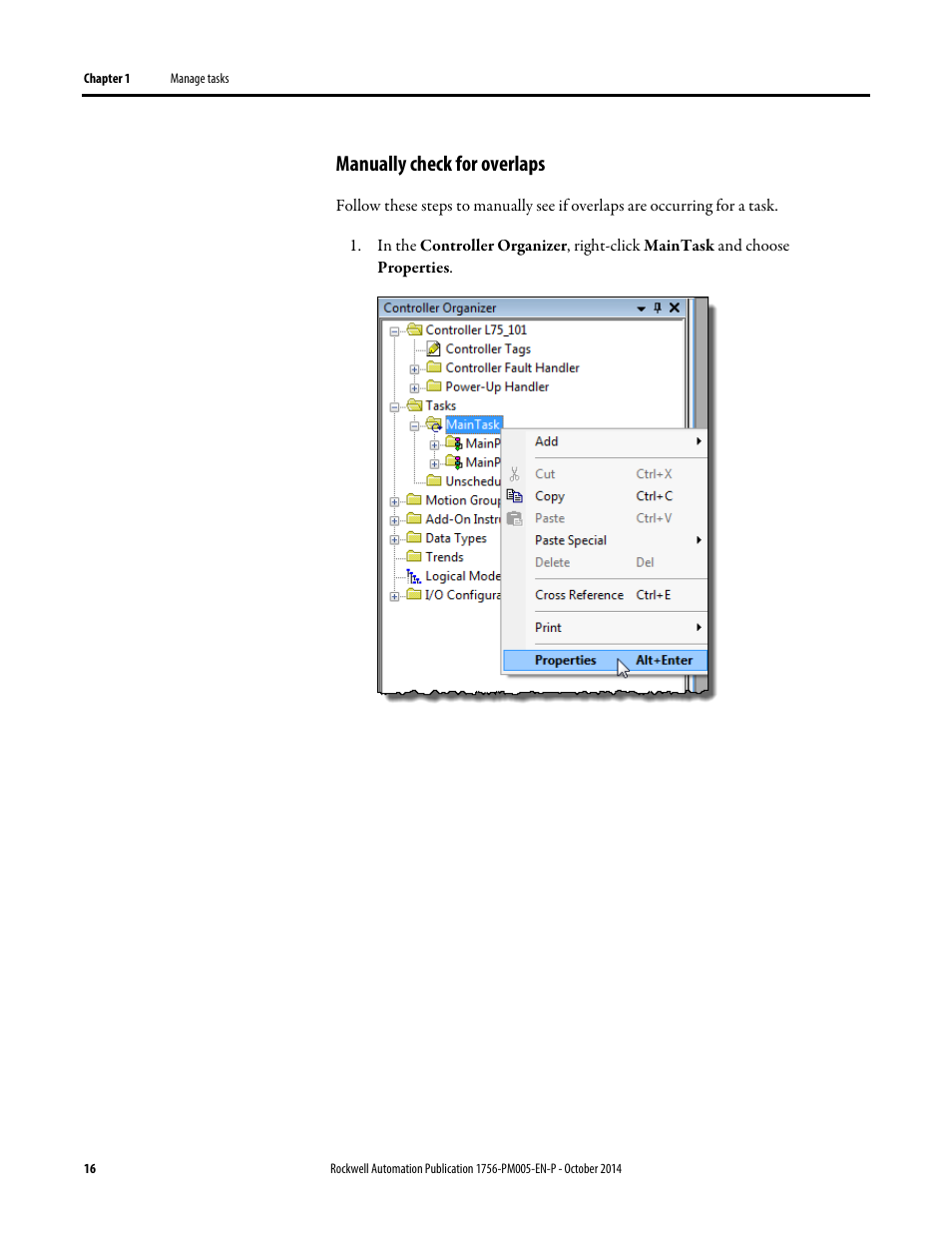 Manually check for overlaps | Rockwell Automation Logix5000 Controllers Tasks, Programs, and Routines Programming Manual User Manual | Page 16 / 73