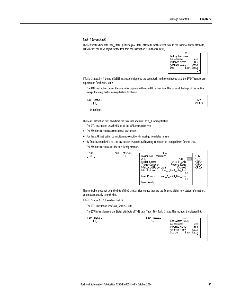 Rockwell Automation Logix5000 Controllers Tasks, Programs, and Routines Programming Manual User Manual | Page 51 / 73