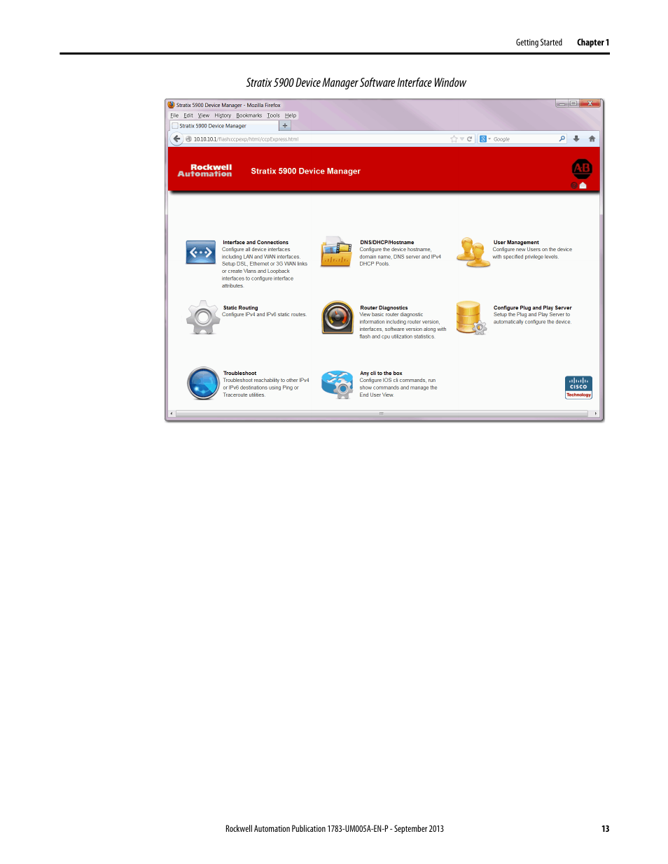 Rockwell Automation 1783-SR Stratix 5900 Services Router User Manual User Manual | Page 13 / 88