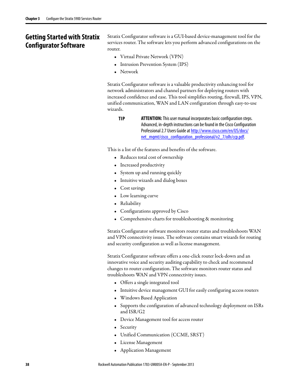 Getting started with stratix configurator software, Getting started with | Rockwell Automation 1783-SR Stratix 5900 Services Router User Manual User Manual | Page 38 / 88