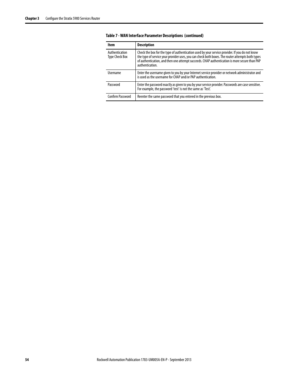 Rockwell Automation 1783-SR Stratix 5900 Services Router User Manual User Manual | Page 54 / 88