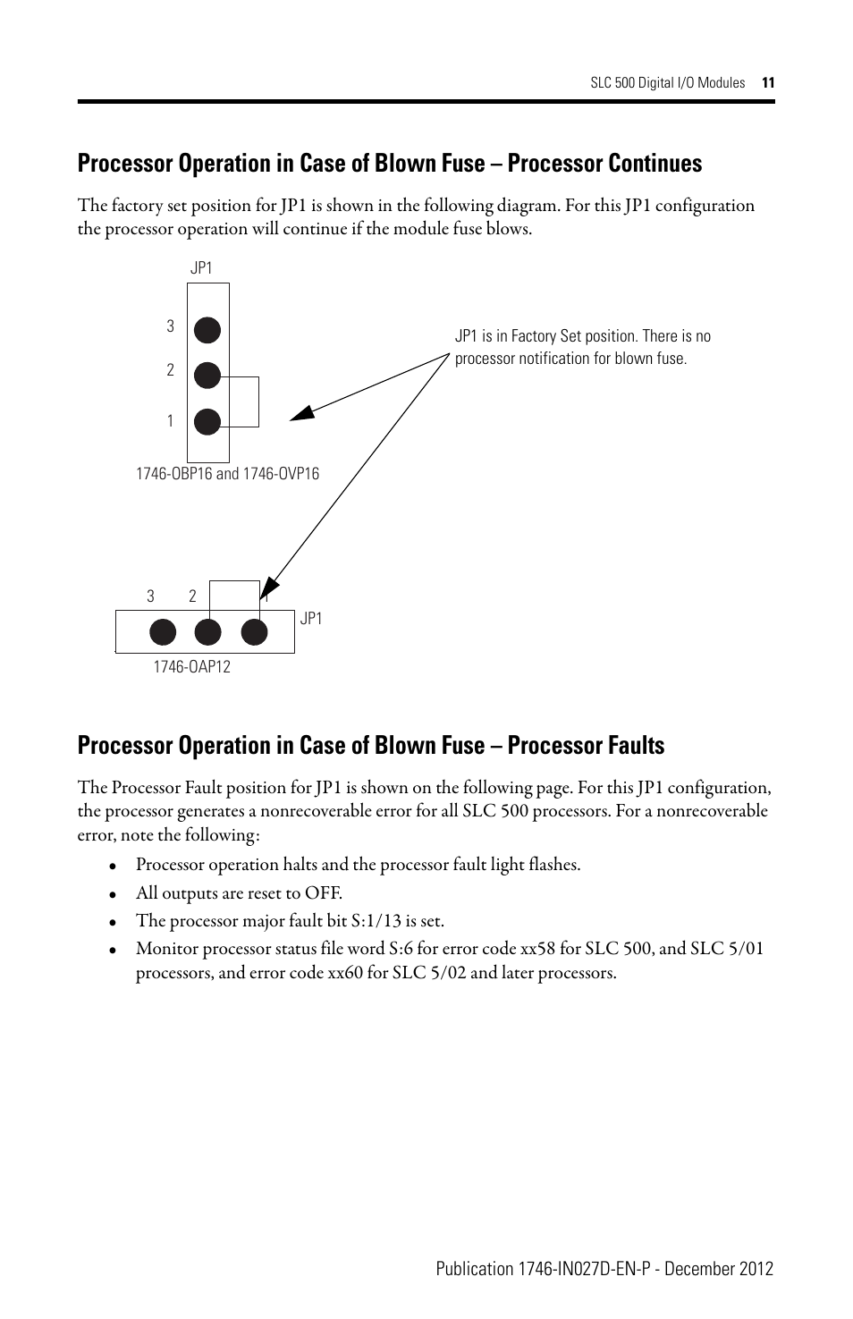 Rockwell Automation 1746-XXXX SLC 500 Digital I/O Modules Installation Instructions User Manual | Page 11 / 48