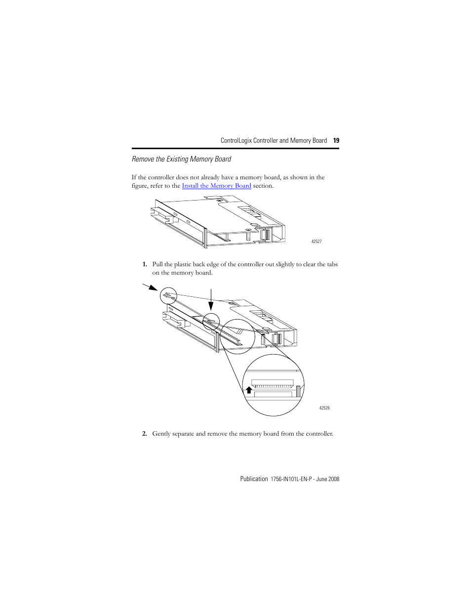 Rockwell Automation 1756-Lx_Mx ControlLogix Controller and Memory Board Installation Instructions User Manual | Page 19 / 52