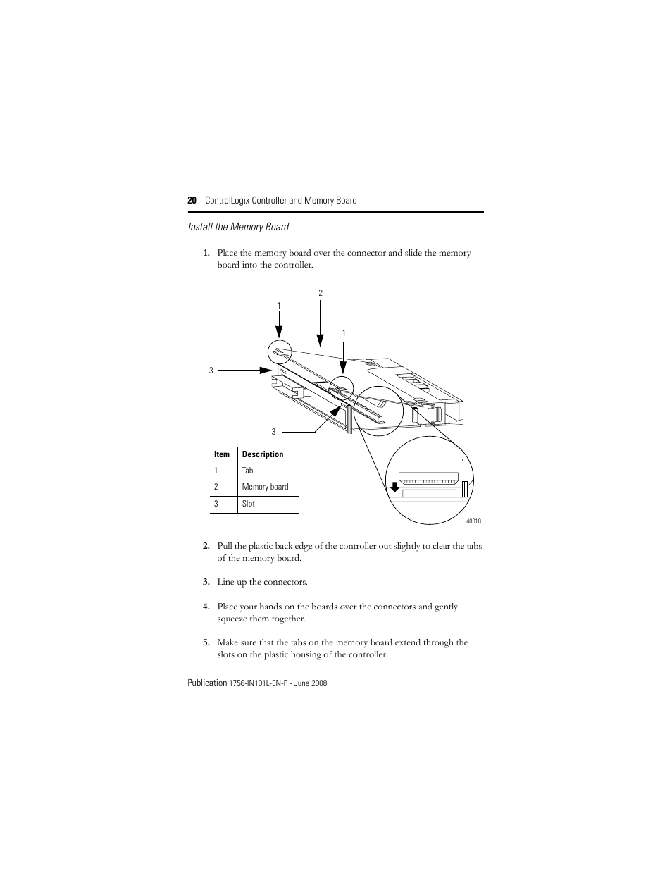 Rockwell Automation 1756-Lx_Mx ControlLogix Controller and Memory Board Installation Instructions User Manual | Page 20 / 52