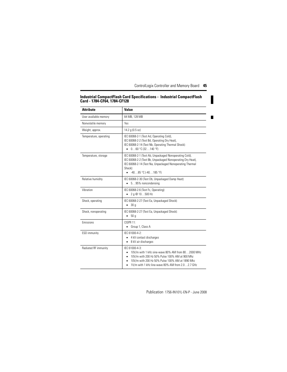 Rockwell Automation 1756-Lx_Mx ControlLogix Controller and Memory Board Installation Instructions User Manual | Page 45 / 52