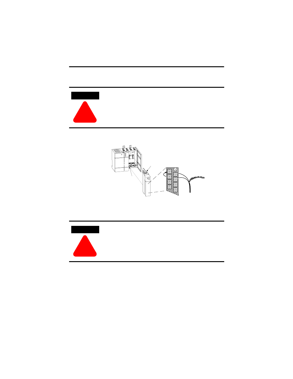 Install the module and connect the thermocouples | Rockwell Automation 1746-INT4 Thermocouple/mV Isolated Input Module Quick Start User Manual | Page 5 / 20