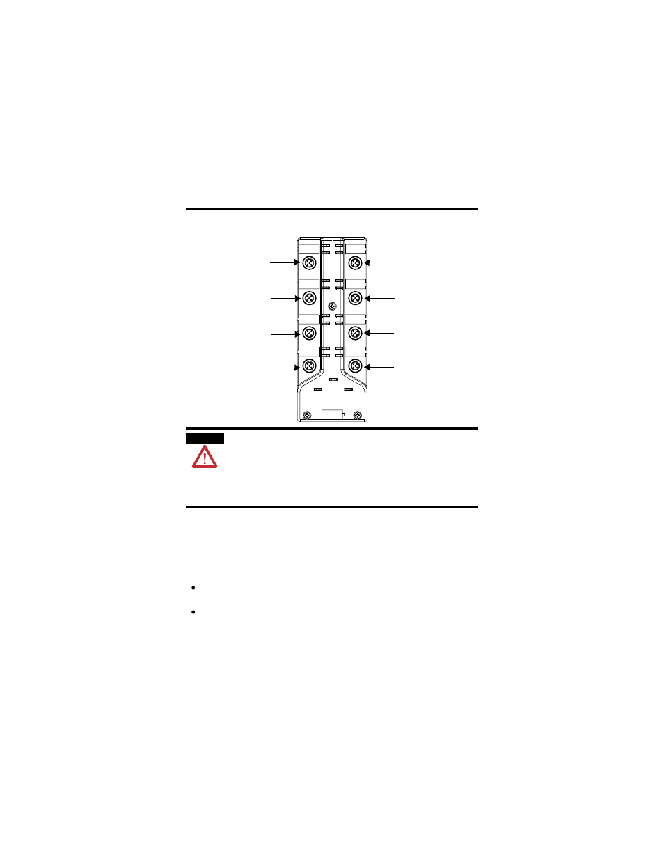 Output power and devicenet cables, I/o connectors for this module are shown below | Rockwell Automation 1792D-12BT4PE ArmorBlock MaXum 12 In/4 Out Module with Ground Lug User Manual | Page 9 / 20