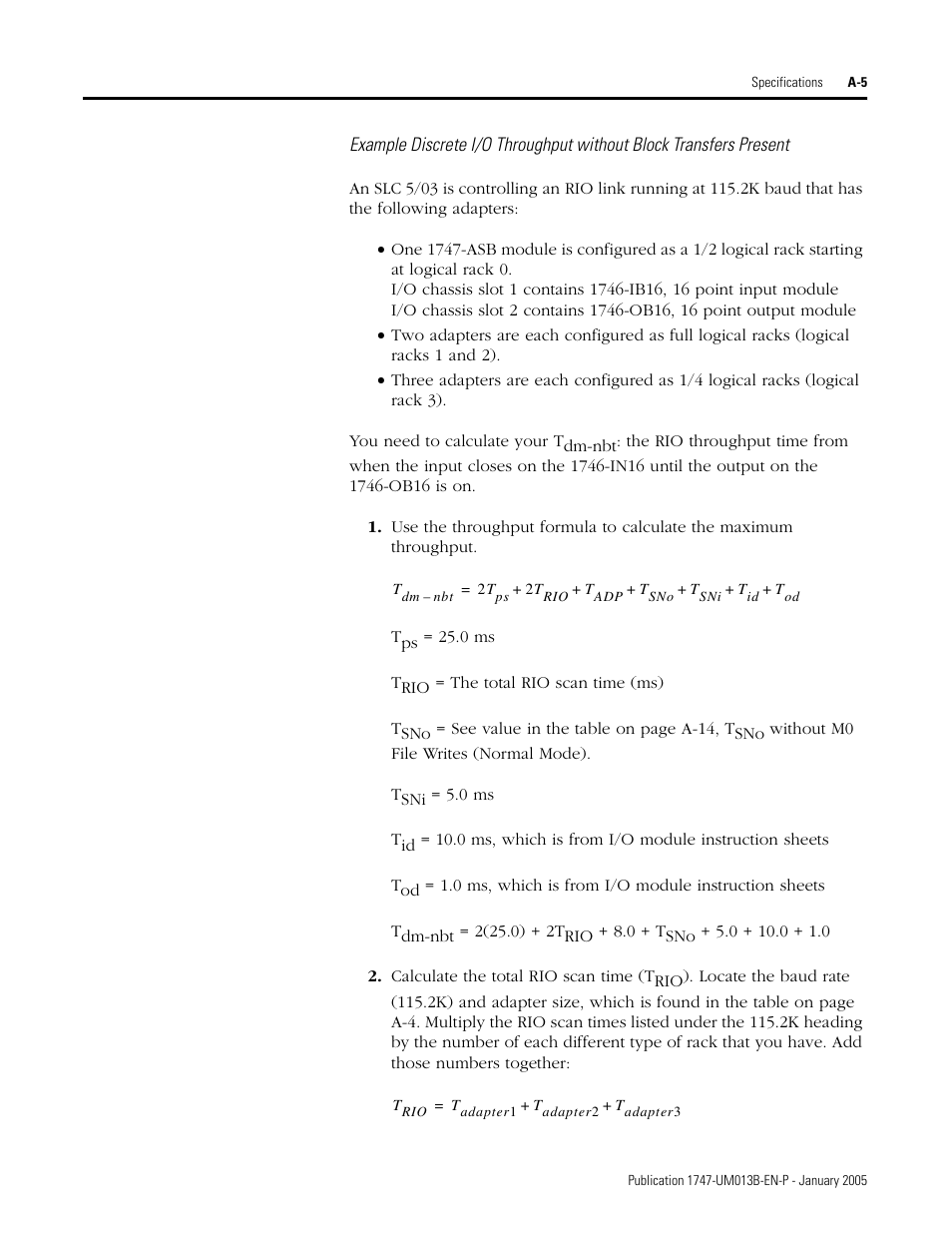 Rockwell Automation 1747-SN Remote I/O Scanner User Manual | Page 101 / 171